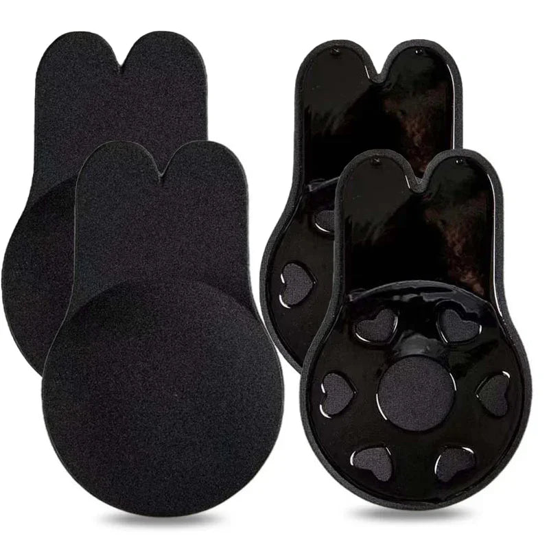 Invisible Nude Bra Push Up Chest Paste Sexy Breast Pasty Invisible Mango Silicone Chest Sticker For Women Wedding DropShip